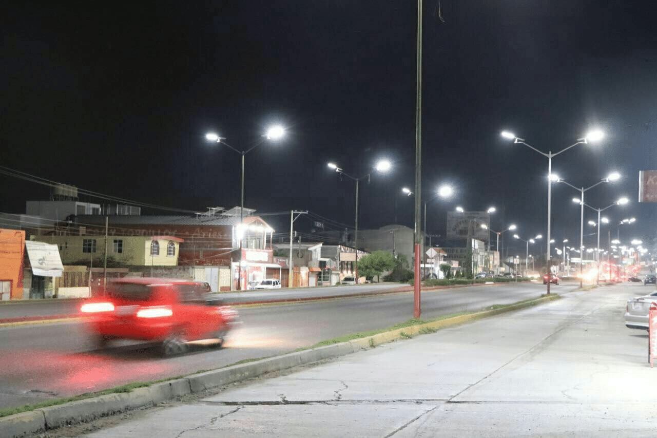 Solar street light pole