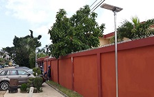 sresky straatlantaarn op zonne-energie Villa Courtyard