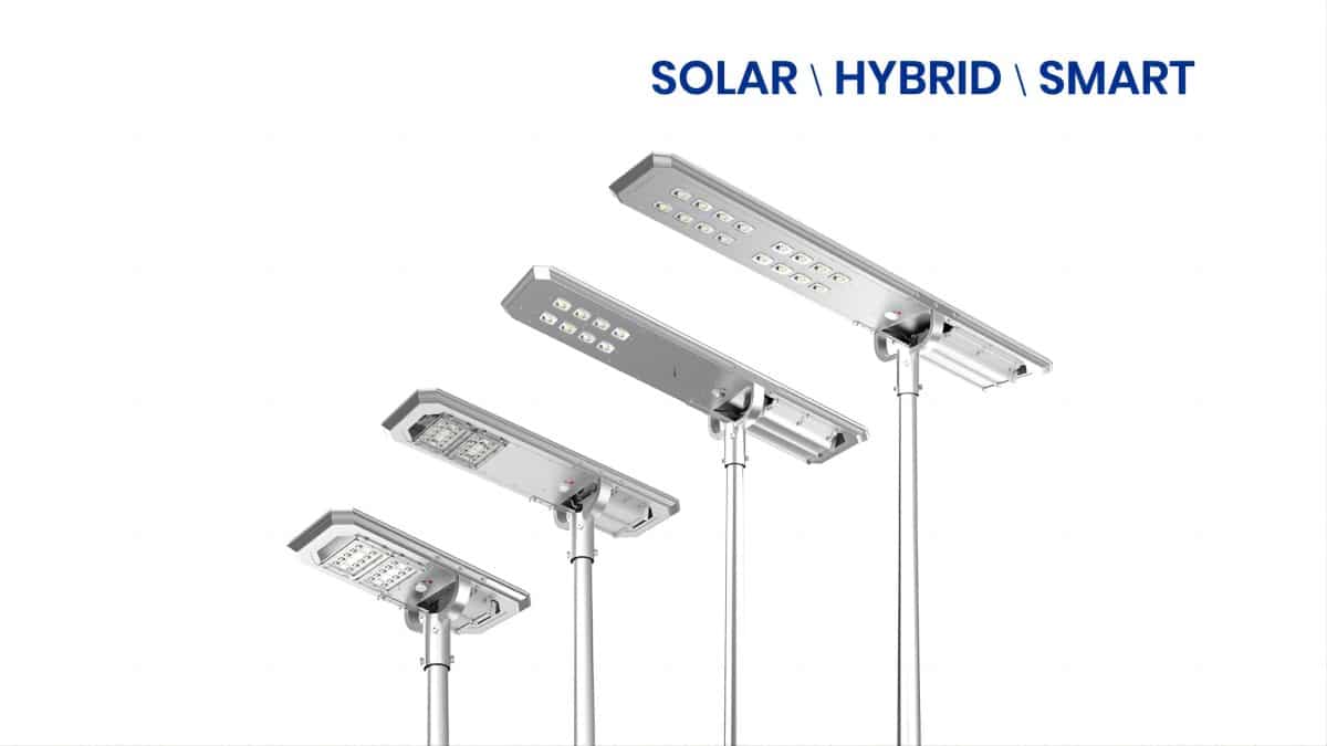 Solar hybrid street light atlas series11
